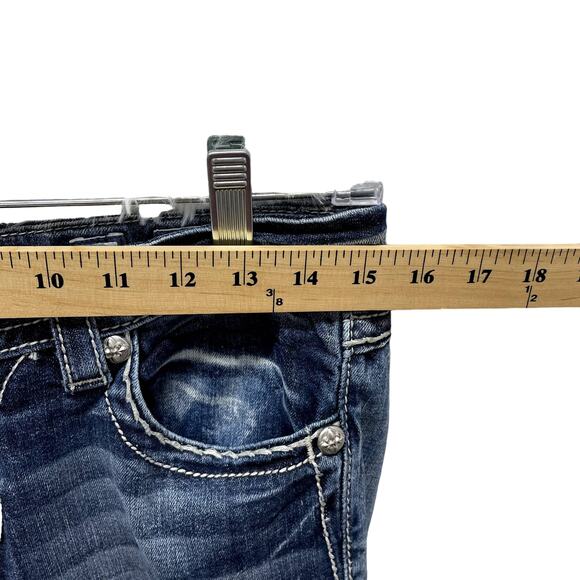 Miss Me Jeans Easy Boot JE8052ER Size 28 - Picture 7 of 10